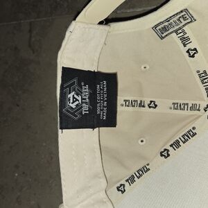 Top Level Cream Baseball Cap